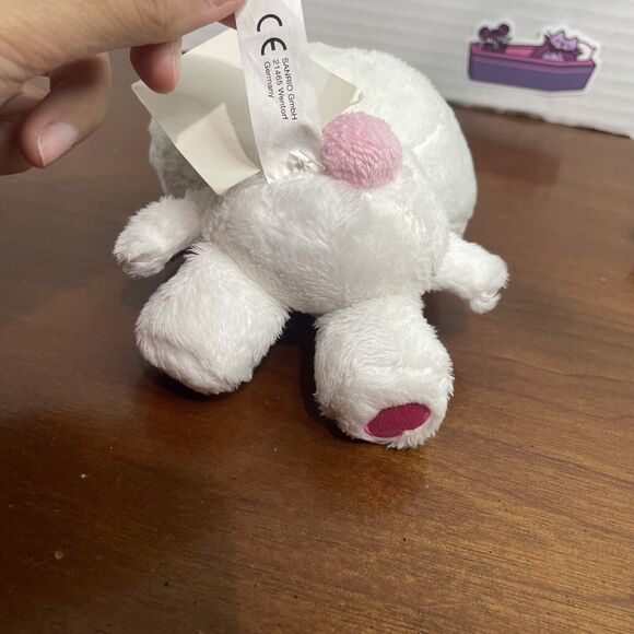 NWT Sanrio 2010 Hello Kitty White Bunny Rabbit Outfit Plush Stuffed Animal Doll - Picture 9 of 12